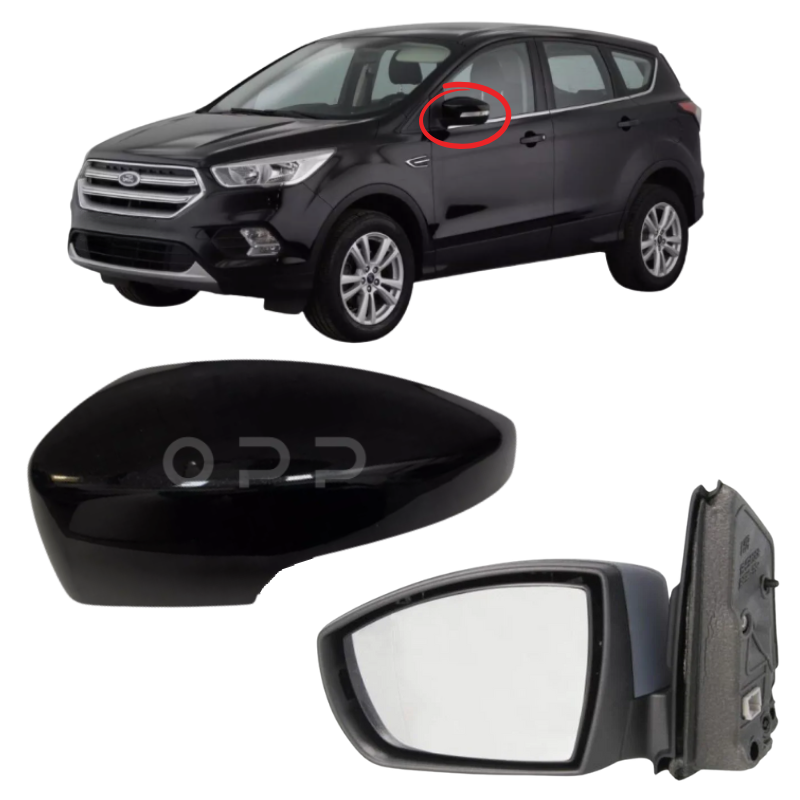 Ford Kuga 2012-2019 Door Wing Mirror Complete Painted Panther Black