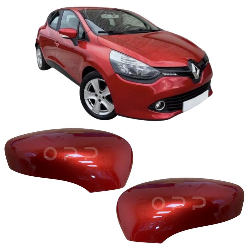 Renault Clio 2012-2020 Door Wing Mirror Cover Painted Flame Red NNP