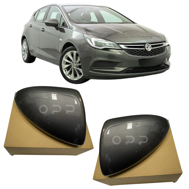 Vauxhall Astra K 2015-2021 Door Wing Mirror Cover Painted Cosmic Grey Z10A