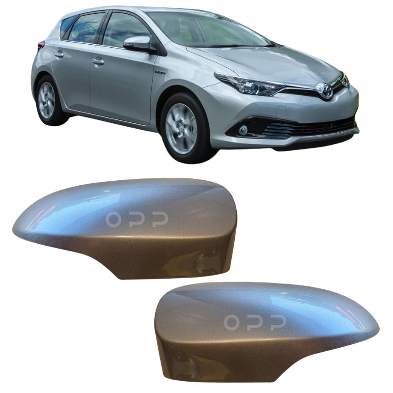 Toyota Auris 2013-2019 Door Wing Mirror Cover Painted Metallic Grey