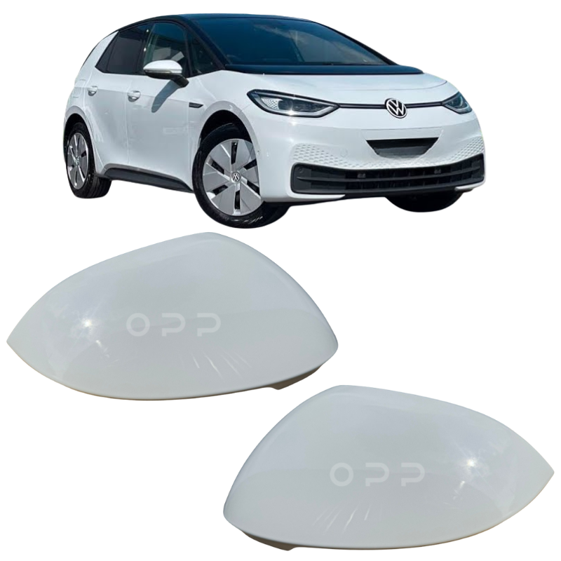 VW ID3 2020- Door Wing Mirror Cover Painted Glacier White LS9R