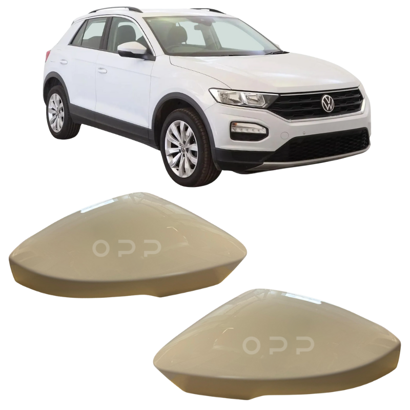 VW T-Roc 2017-2022 Door Wing Mirror Cover Painted White