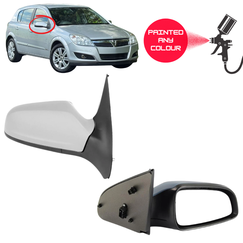 Vauxhall Astra H 2004-2009 Door Wing Mirror Complete Painted Electric