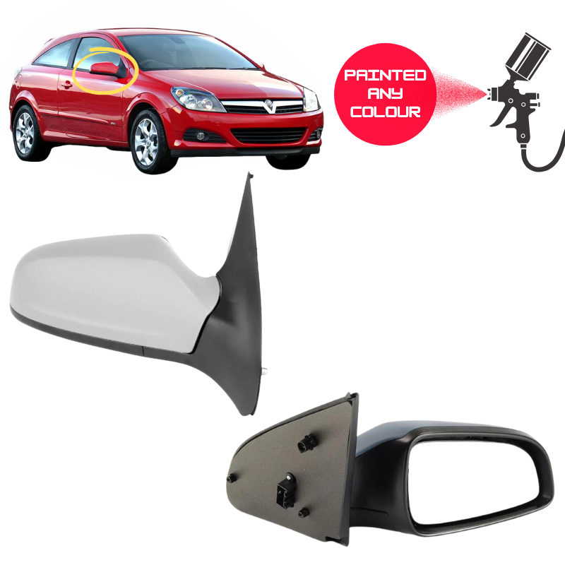 Vauxhall Astra H 2004-2009 Door Wing Mirror Complete Painted Electric