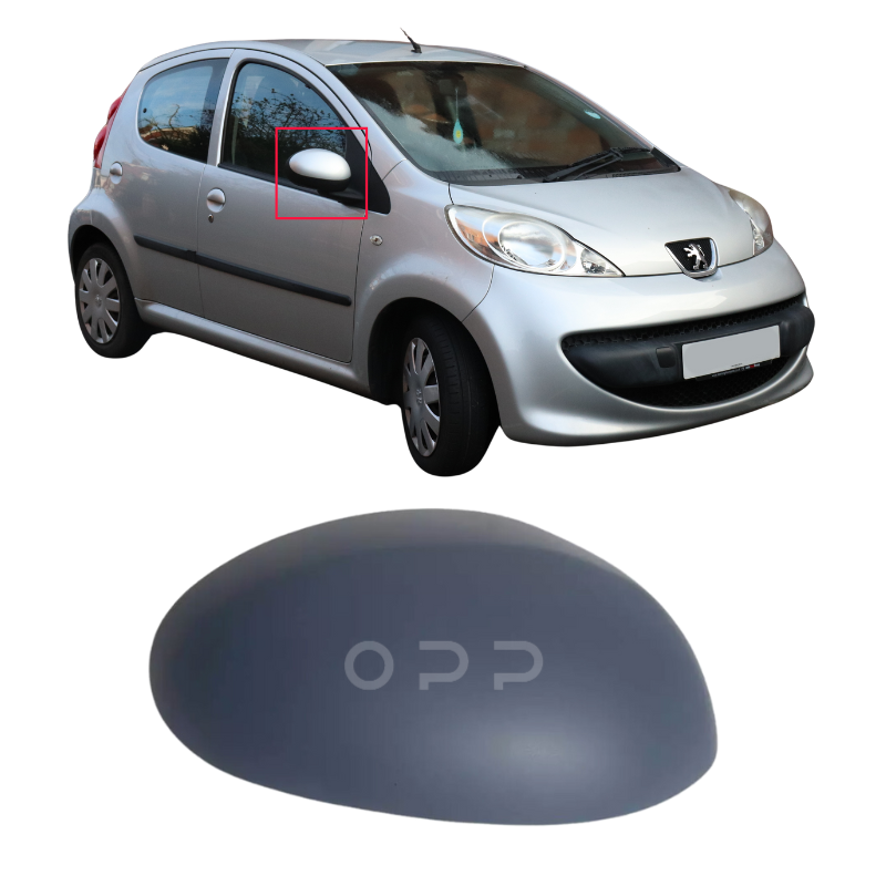 Peugeot 107 2005-2015 Door Wing Mirror Cover Painted