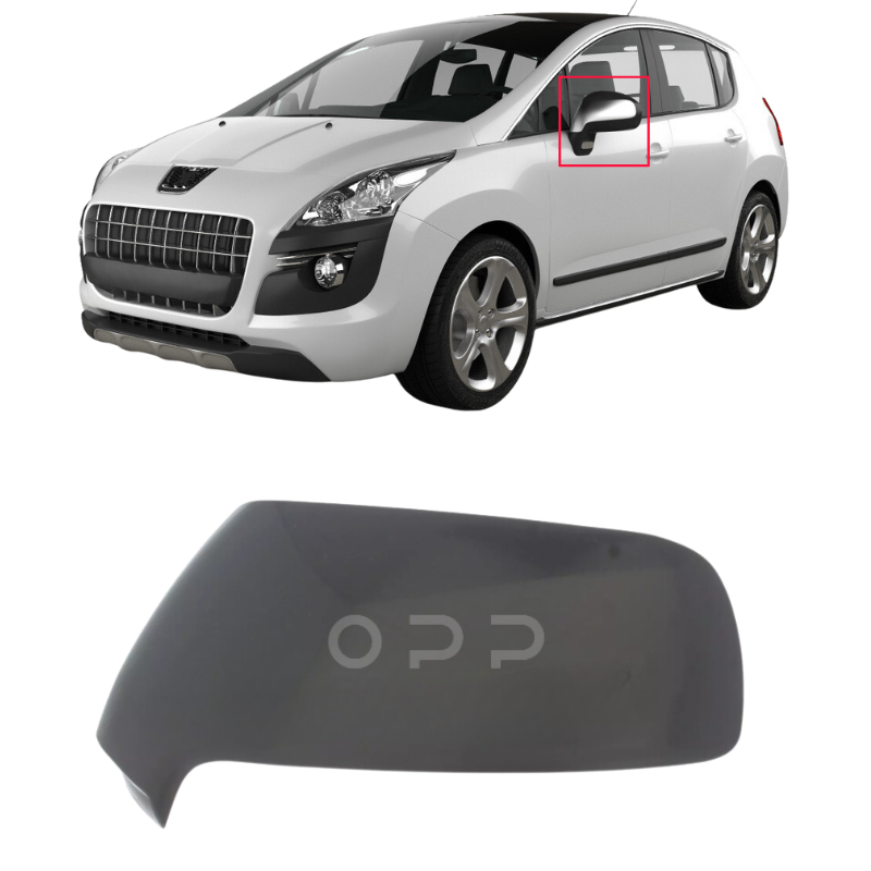 Peugeot 3008 2009- Door Wing Mirror Cover Painted