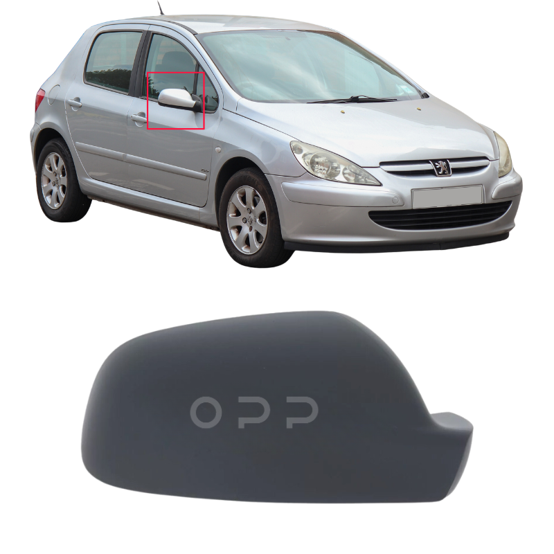 Peugeot 307 2001-2009 Door Wing Mirror Cover Painted