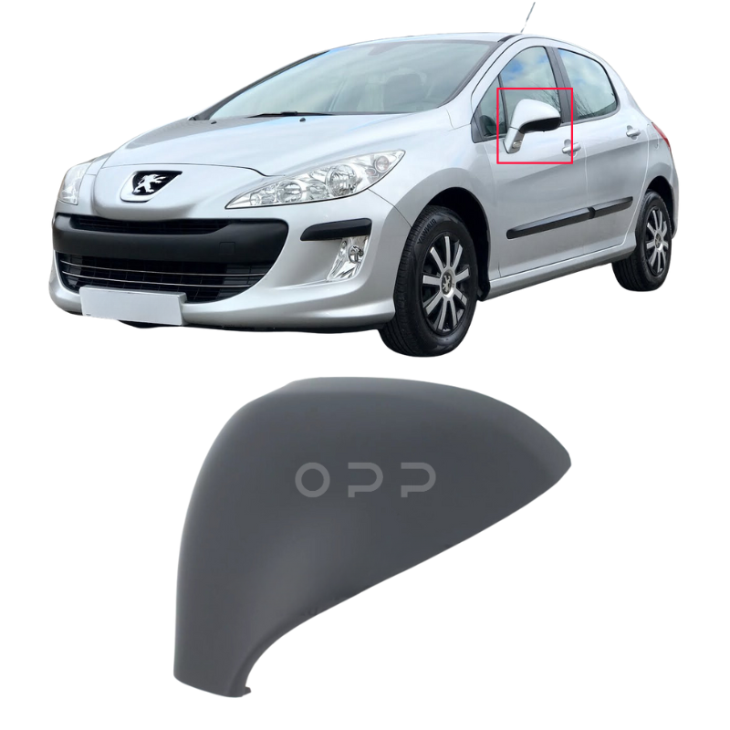 Peugeot 308 2007-2024 Door Wing Mirror Cover Painted