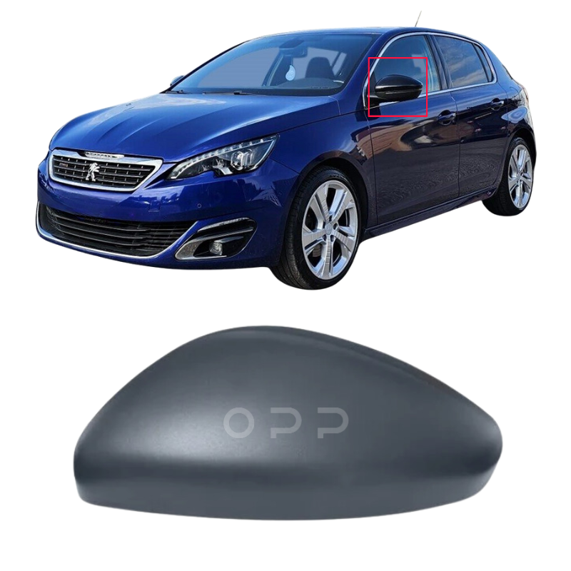 Peugeot 308 2007-2024 Door Wing Mirror Cover Painted