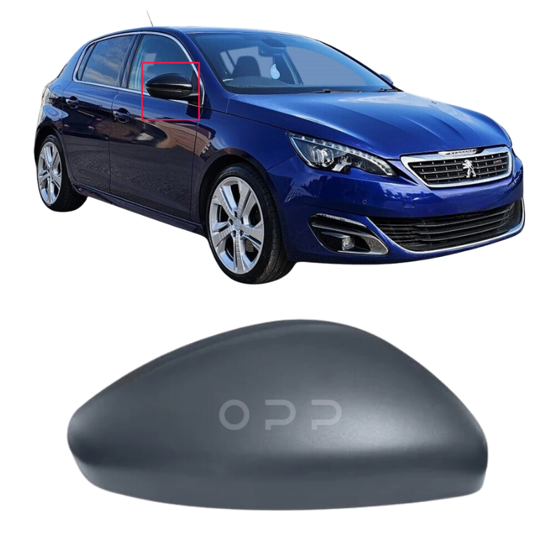 Peugeot 308 2007-2024 Door Wing Mirror Cover Painted