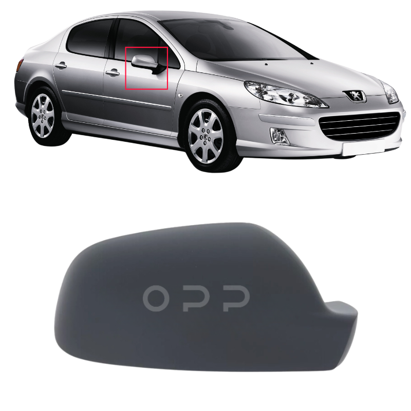 Peugeot 407 2004-2011 Door Wing Mirror Cover Painted