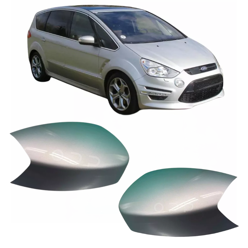 Ford S-Max 2006-2016 Door Wing Mirror Cover Painted Moondust Silver