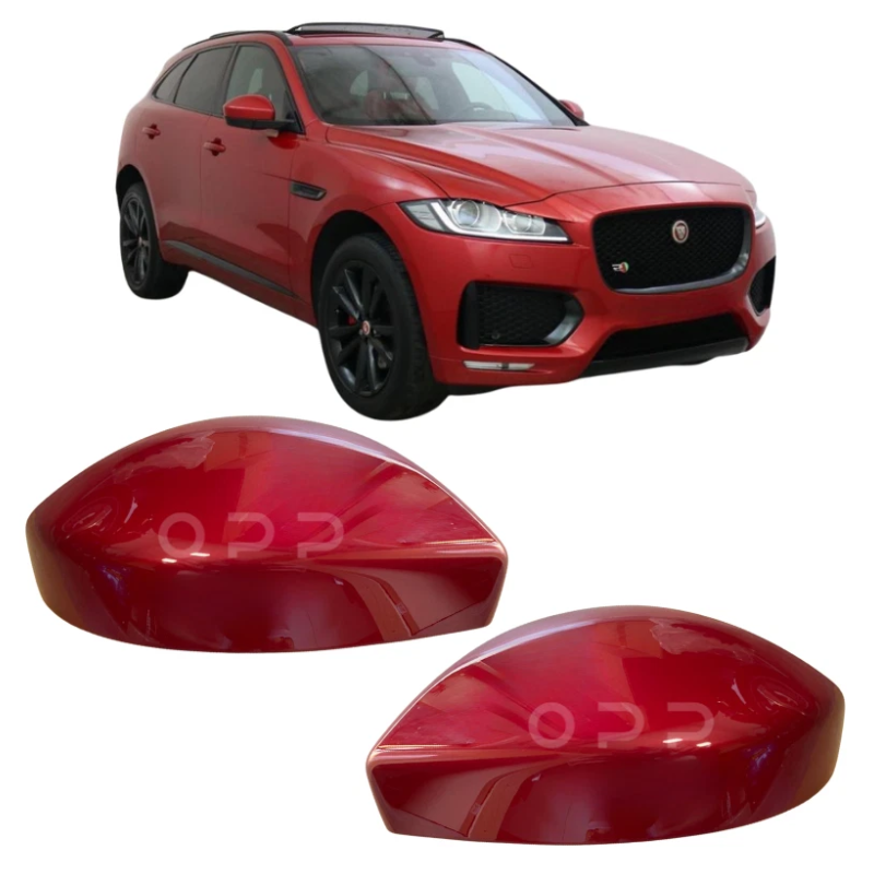 Jaguar F Pace 2016-2022 Door Wing Mirror Cover Painted Firenze Red
