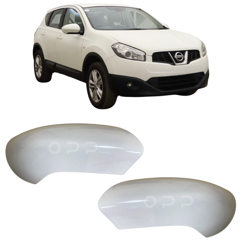 Nissan Qashqai 2006-2014 Door Wing Mirror Cover Painted White 326