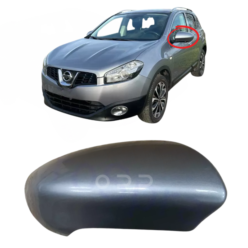 Nissan Qashqai 2006-2014 Door Wing Mirror Cover Painted Titanium Met KAQ