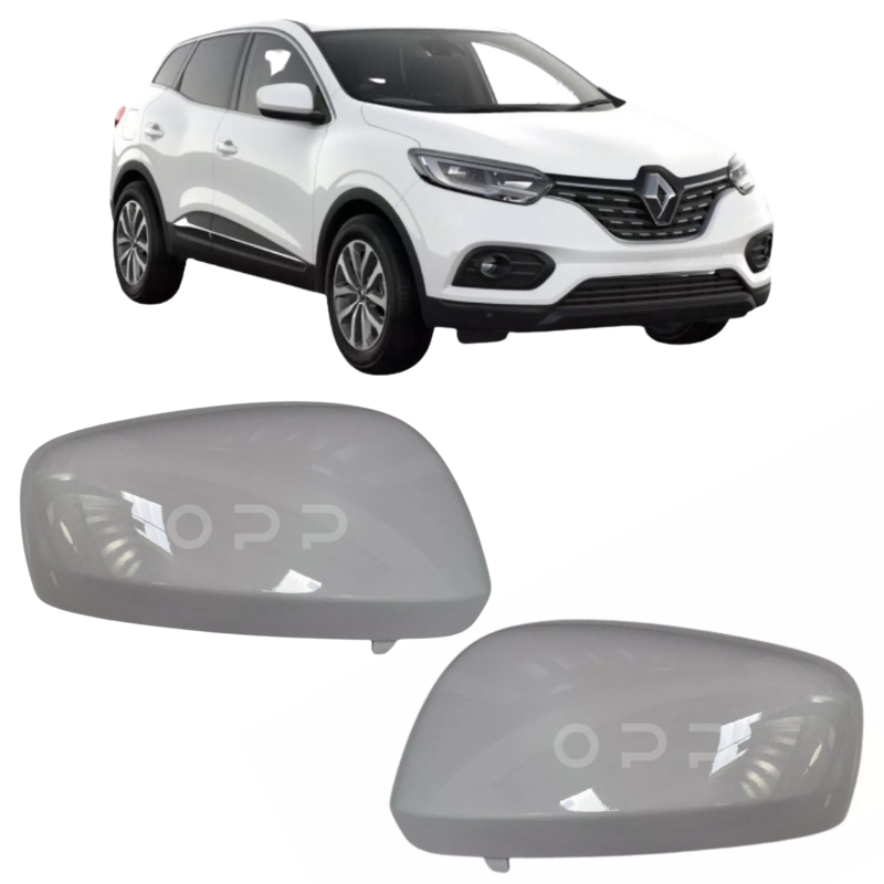 Renault Kadjar 2015-2023 Door Wing Mirror Cover Painted Fluence White QNC