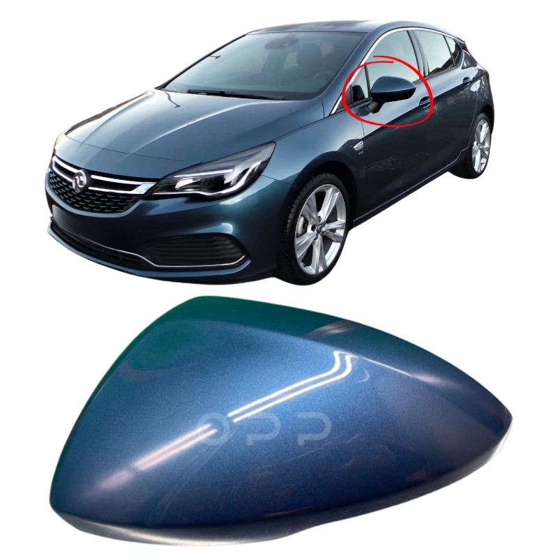 Vauxhall Astra K 2015-2021 Door Wing Mirror Cover Painted Deep Sky Blue