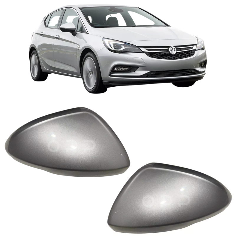 Vauxhall Astra K 2015-2021 Door Wing Mirror Cover Painted Sovereign Silver 176