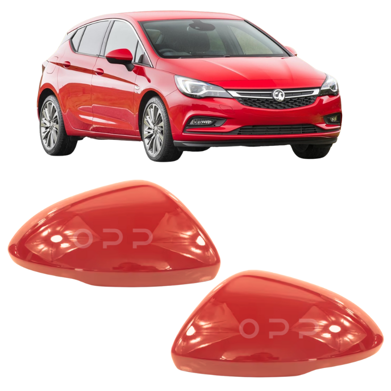 Vauxhall Astra K 2015-2021 Door Wing Mirror Cover Painted Red