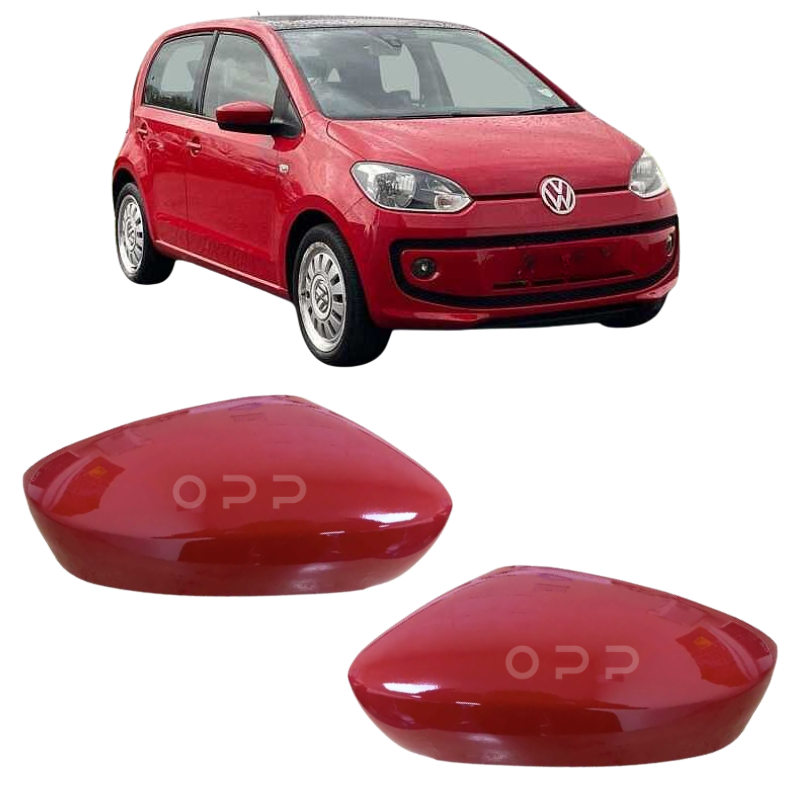 VW Up 2012-2016 Door Wing Mirror Cover Painted Tornado Red LY3D