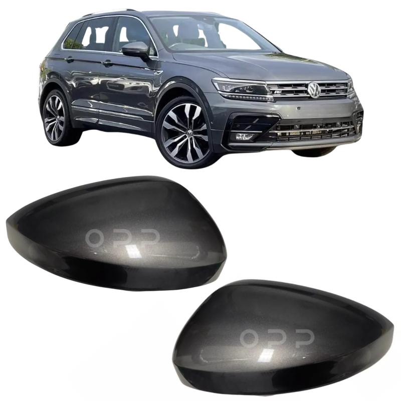 VW Tiguan 2017-2022 Door Wing Mirror Cover Painted Platinum Grey LD7X