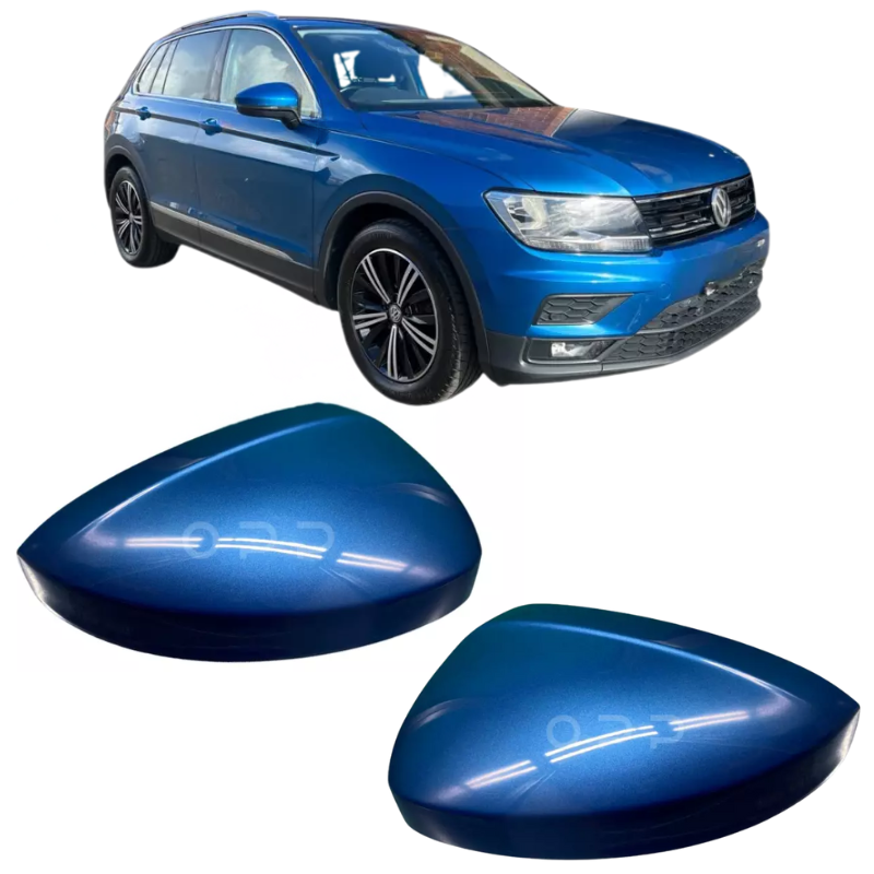 VW Tiguan 2017-2022 Door Wing Mirror Cover Painted Caribbean Blue