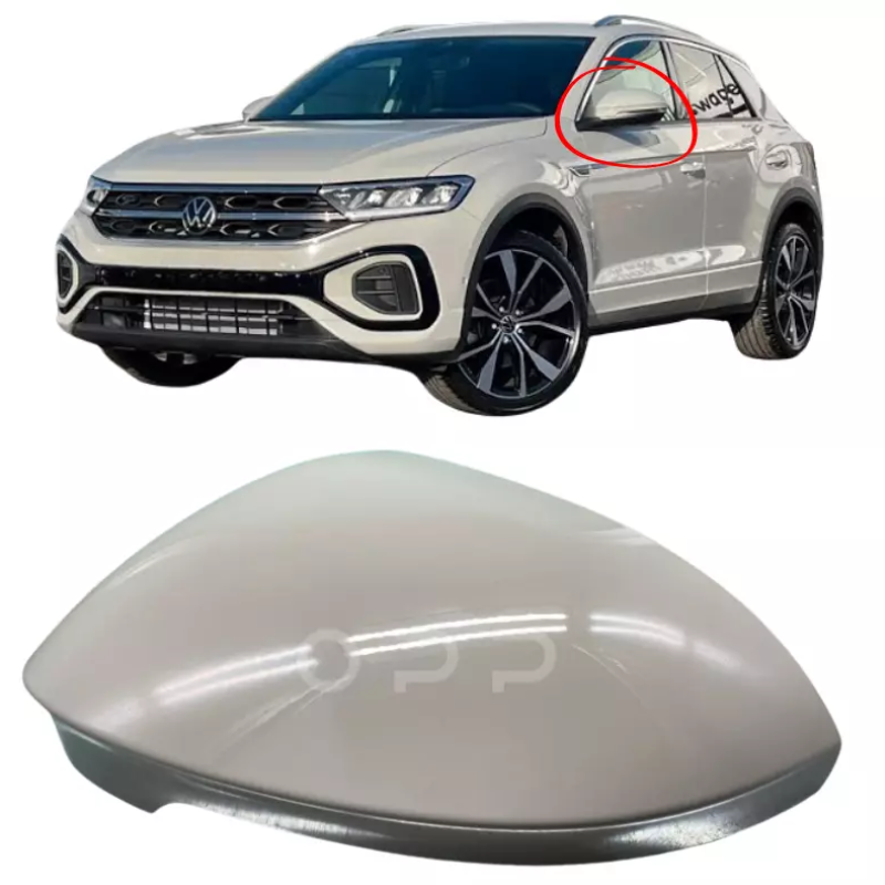 VW T-Roc 2022- Door Wing Mirror Cover Painted Ascot Grey