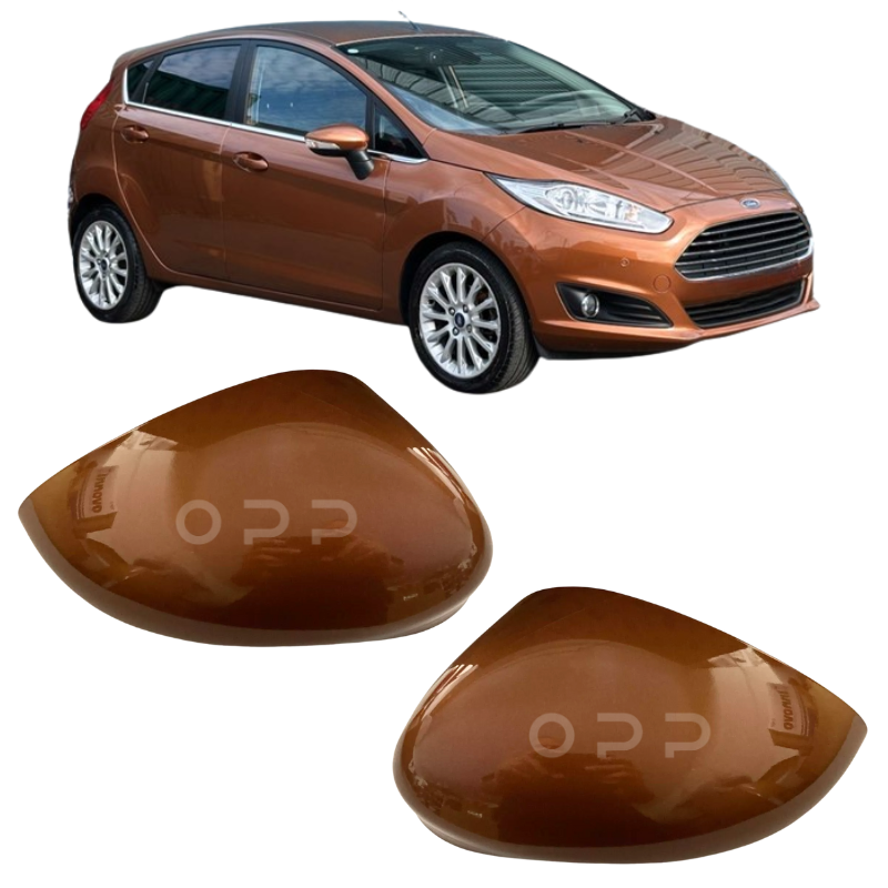 Ford Fiesta 2013-2017 Door Wing Mirror Cover Painted Copper Pulse