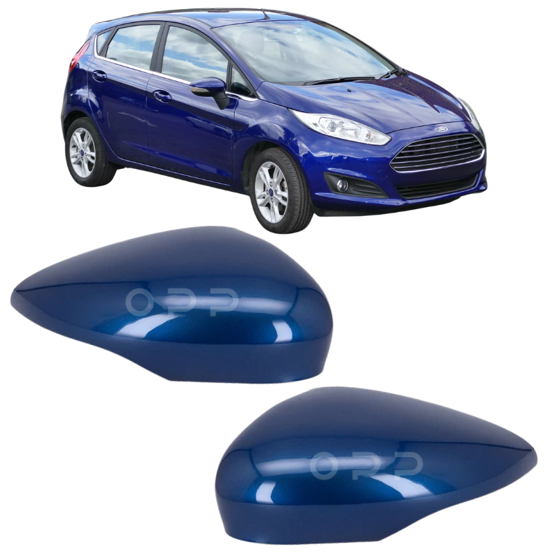 Ford Fiesta 2008-2017 Door Wing Mirror Cover Painted Ocean Blue