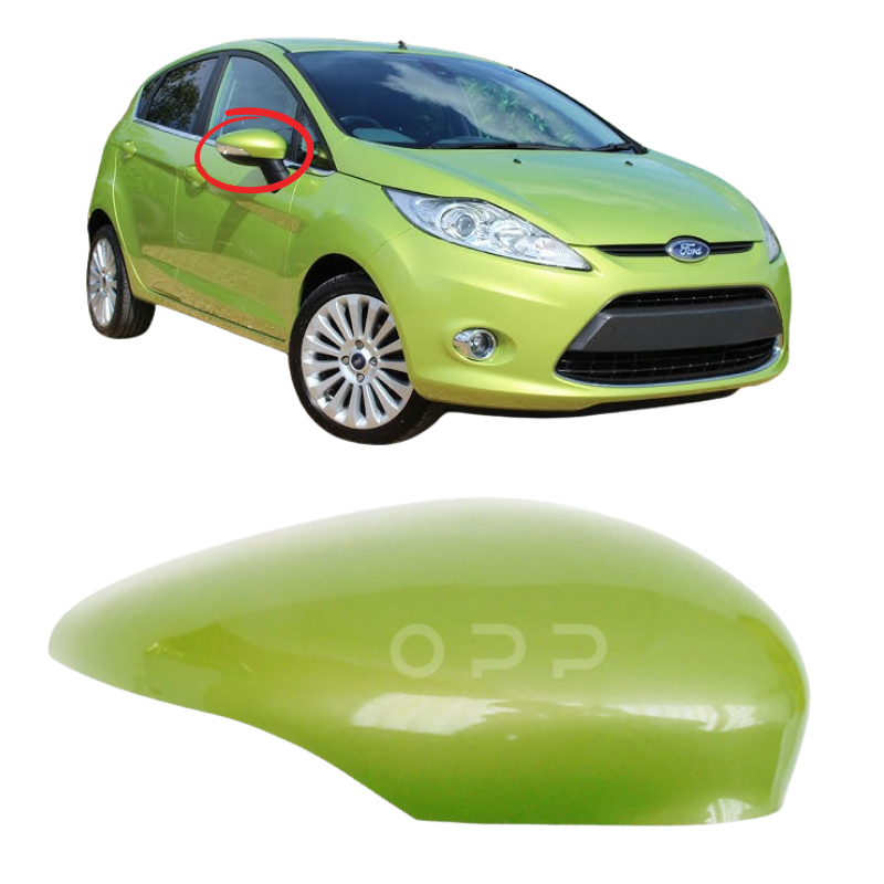 Ford Fiesta 2008-2017 Door Wing Mirror Cover Painted Squeeze Green