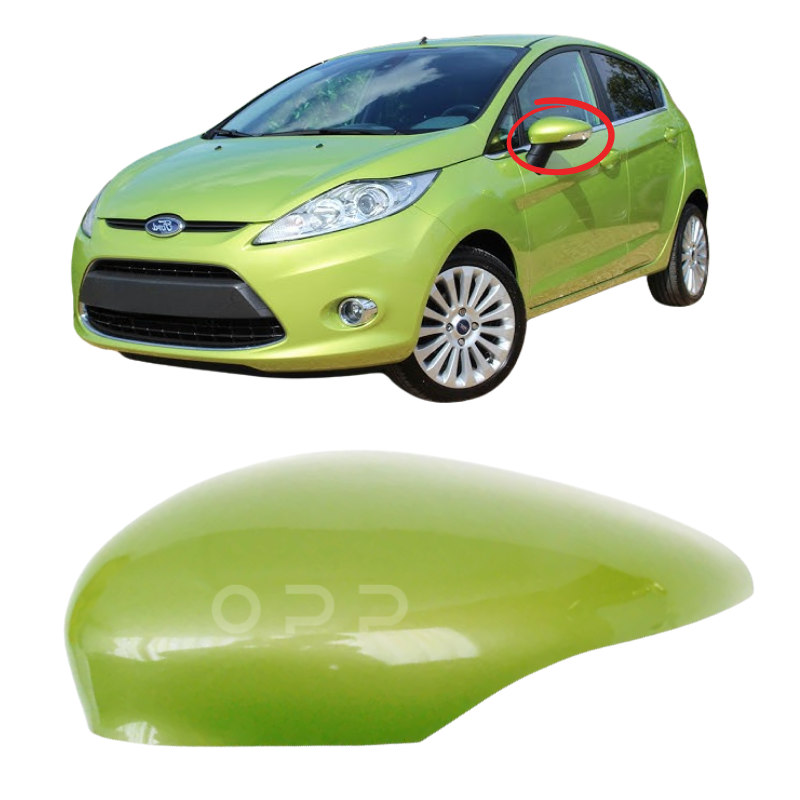 Ford Fiesta 2008-2017 Door Wing Mirror Cover Painted Squeeze Green