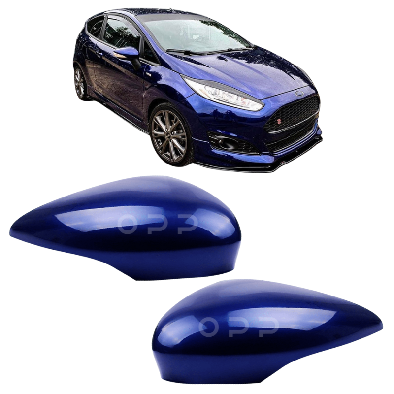 Ford Fiesta 2008-2017 Door Wing Mirror Cover Painted Performance Blue