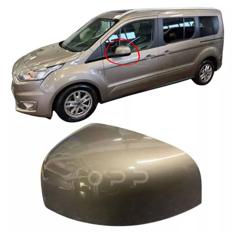 Ford Grand Tourneo Connect 2013-2018 Door Wing Mirror Cover Painted Silver