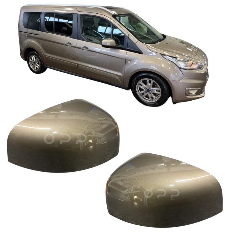Ford Grand Tourneo Connect 2013-2018 Door Wing Mirror Cover Painted Silver