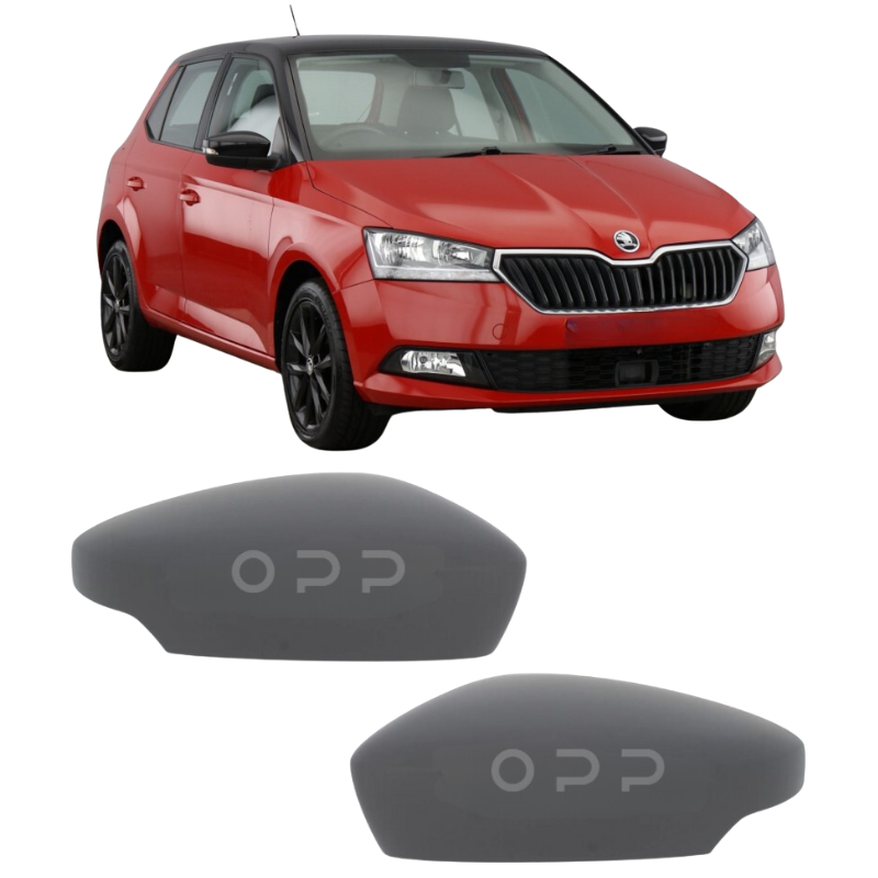 Skoda Fabia 2007-2022 Door Wing Mirror Cover Painted