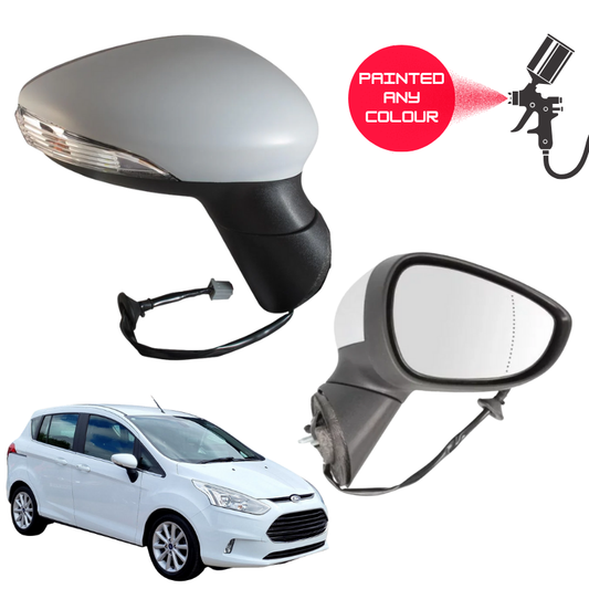 Ford B-Max 2012-2018 Door Wing Mirror Complete Painted Electric