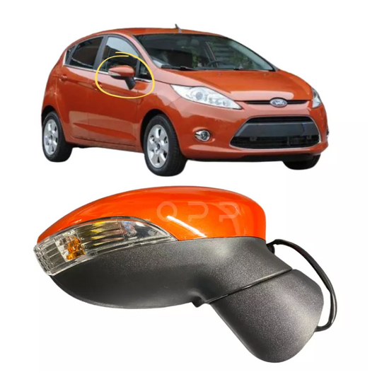 Ford Fiesta MK7 2008-2012 Door Wing Mirror Complete Painted Mars Red Electric