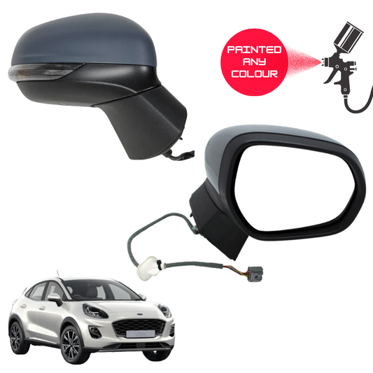 Ford Puma 2019-2024 Door Wing Mirror Complete Painted Electric Powerfold