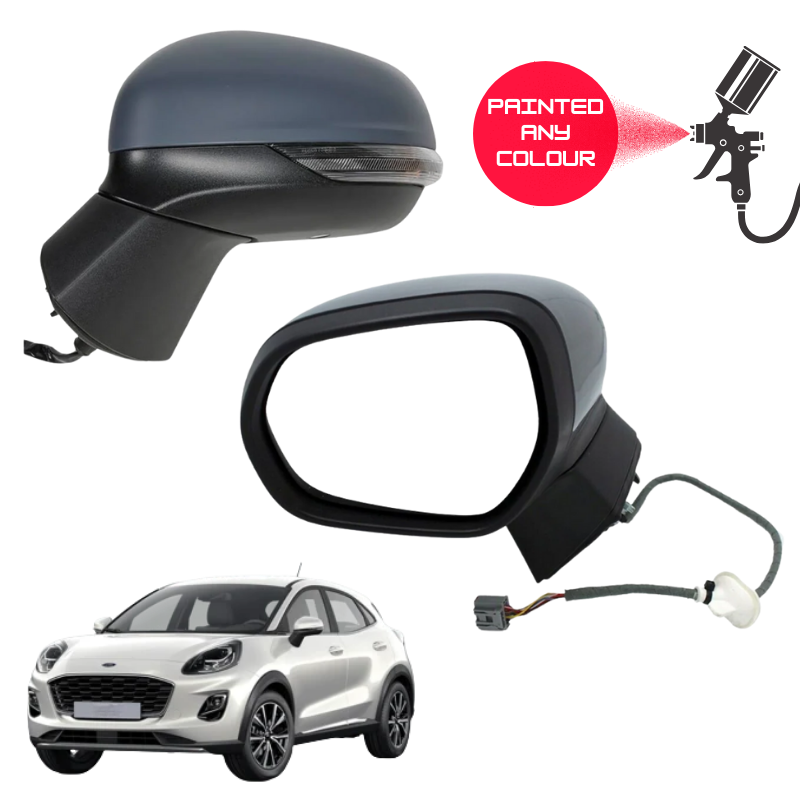 Ford Puma 2019-2024 Door Wing Mirror Complete Painted Electric Powerfold
