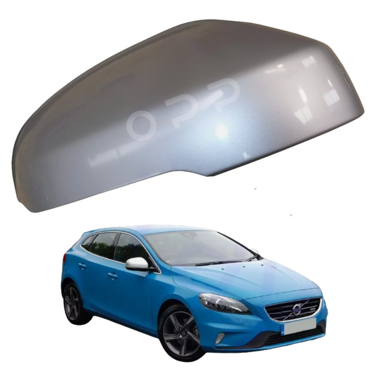Volvo V40 V40CC V40XC 2012-2020 Wing Mirror Cover Painted R-Design Silver