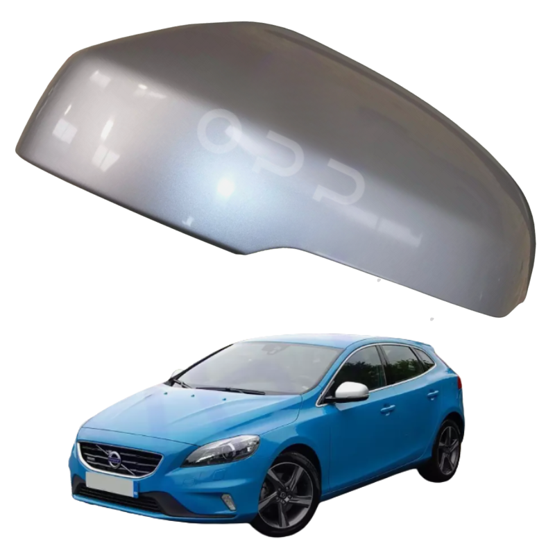 Volvo V40 V40CC V40XC 2012-2020 Wing Mirror Cover Painted R-Design Silver