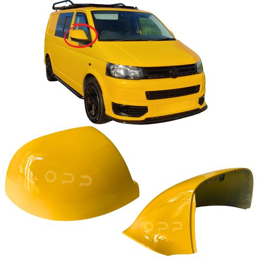 VW T6 T6.1 Transporter 2015-2024 Door Wing Mirror Cover Painted AA Yellow