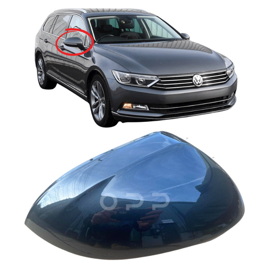 VW Passat MK7 B8 2015- Door Wing Mirror Cover Painted Indium Grey