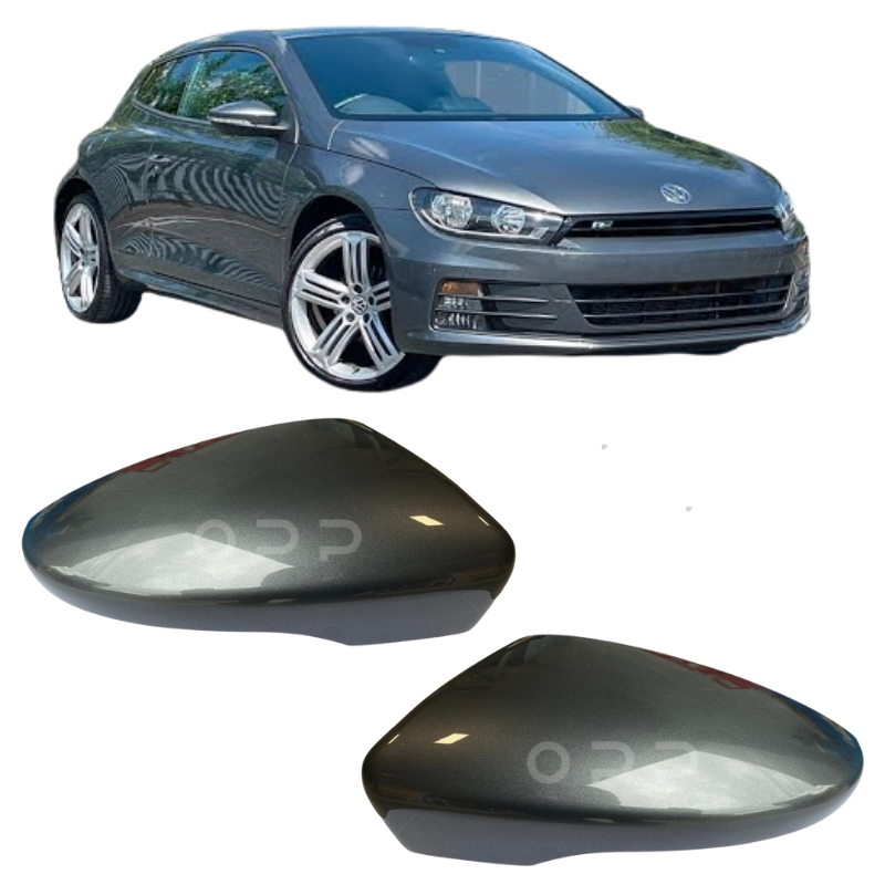 VW Scirocco 2008-2017 Door Wing Mirror Cover Painted Indium Grey