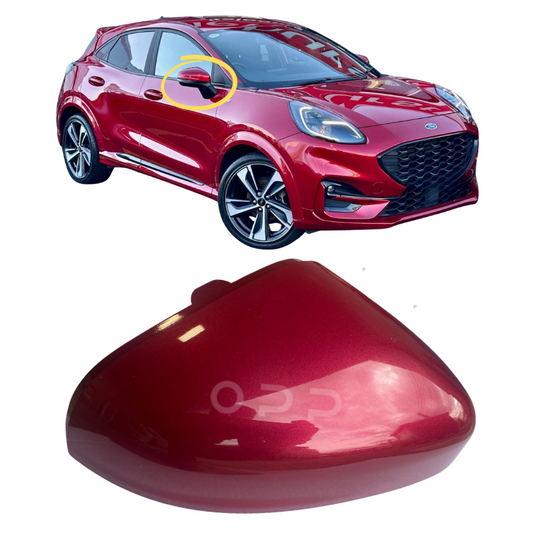 Ford Puma 2019- Door Wing Mirror Cover Painted Fantastic Red