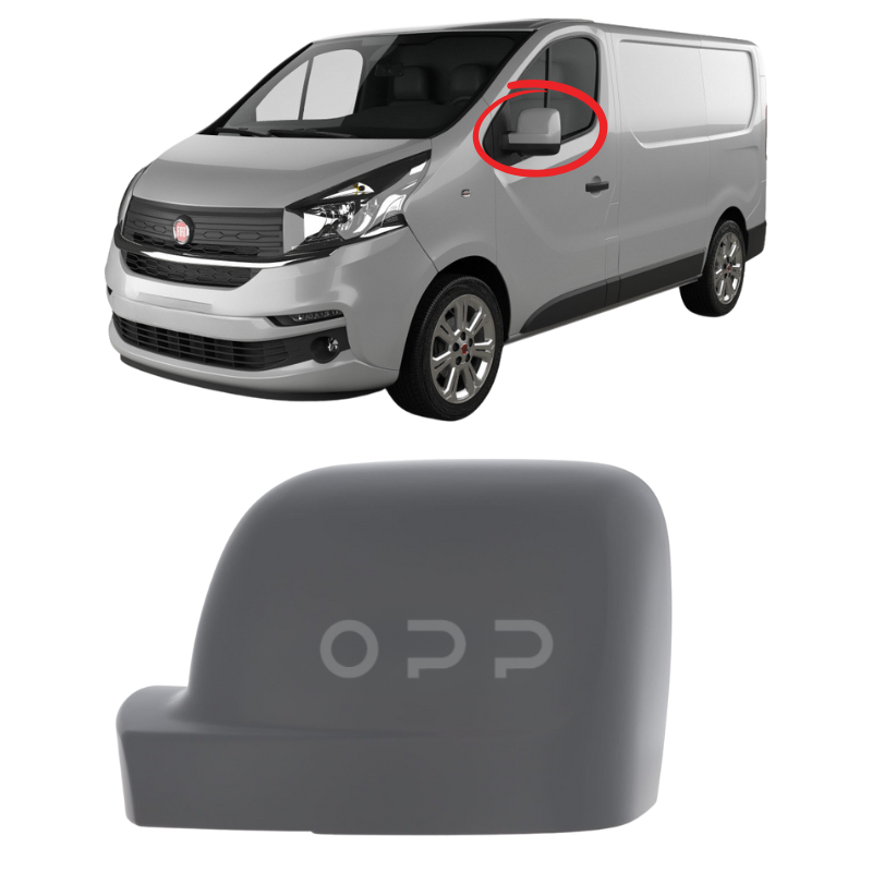 Fiat Talento 2016-2022 Door Wing Mirror Cover Painted