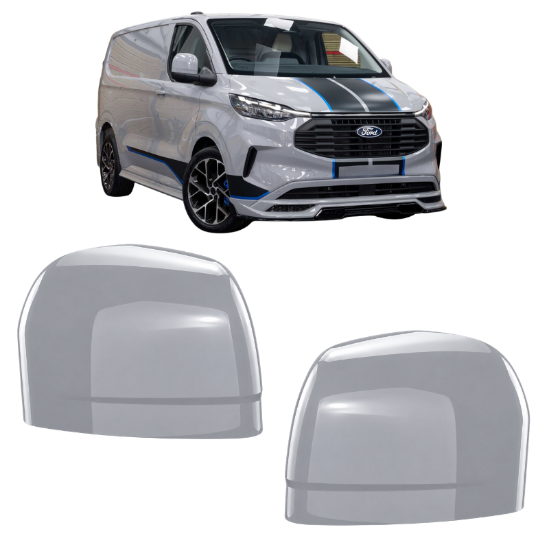 Ford Transit Custom 2023- Door Wing Mirror Cover Painted Grey Matter