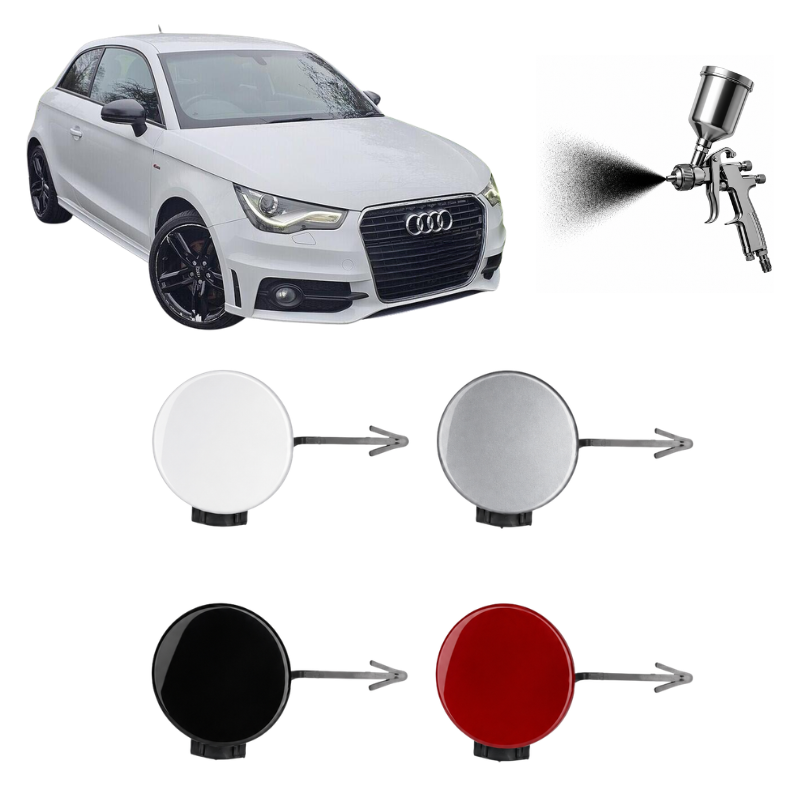 Audi A1 2011-2014 Front Towing Eye Cover Painted Any Colour