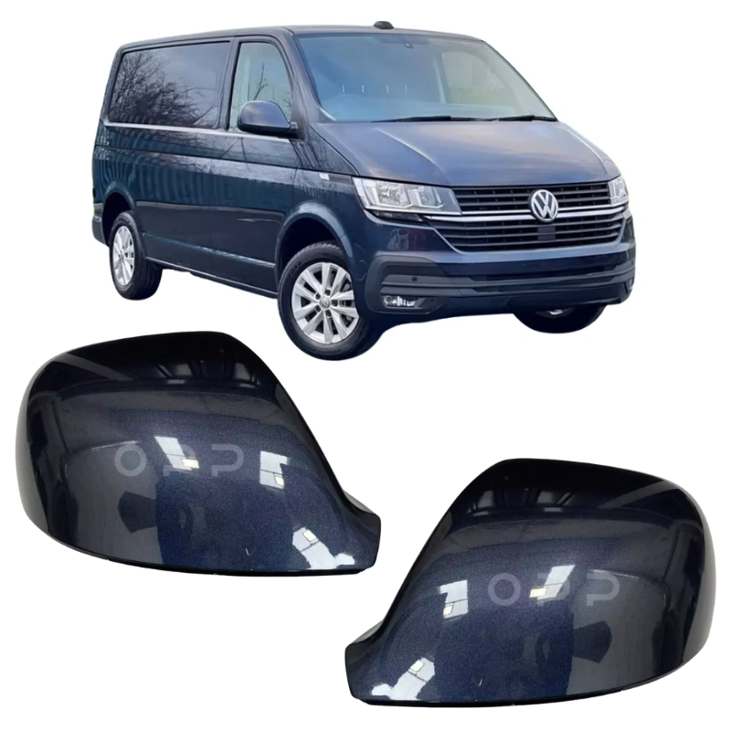 VW T6 T6.1 Transporter 2016-2024 Door Wing Mirror Cover Painted Starlight Blue LT5U