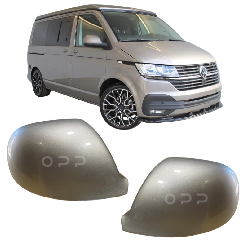 VW T6 T6.1 Transporter 2015-2024 Door Wing Mirror Cover Painted Sand Beige LH1W